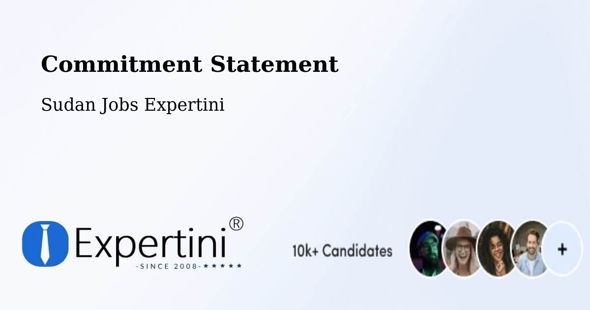 Corporate Commitment – Ad Damazin - Sudan Jobs Expertini